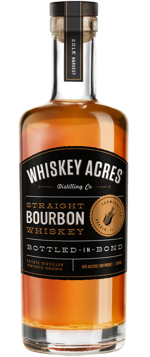 Whiskey Acres Straight Bourbon Whiskey Bottled-in-Bond 750ml